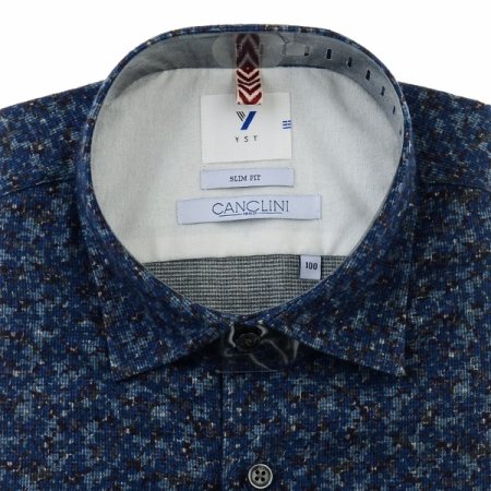 깡끌리니코튼100기모프린트 슬림긴소매