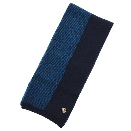 캐시미어100 자카드배색양면쁘띠머플러