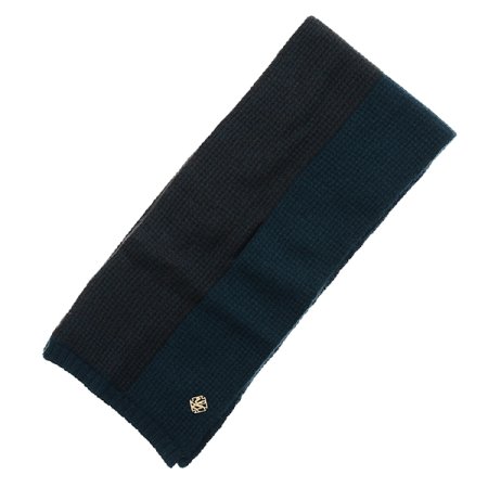 캐시미어100 자카드배색양면쁘띠머플러