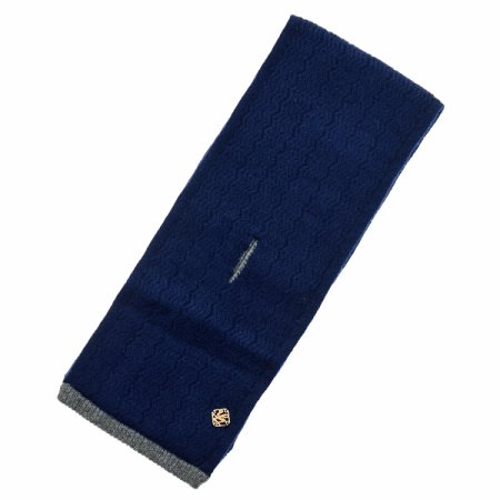 캐시미어100물결자카드 양면쁘띠머플러