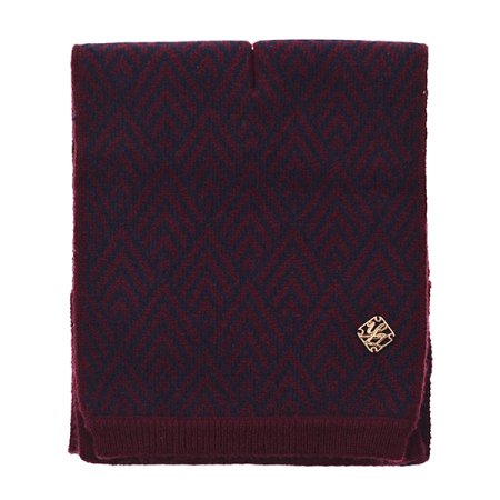 캐시미어100변형아가일 양면쁘띠머플러