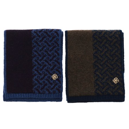 캐100 격자기하학자카드양면쁘띠머플러