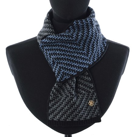 캐시미어100 헤링본 양면 쁘띠머플러