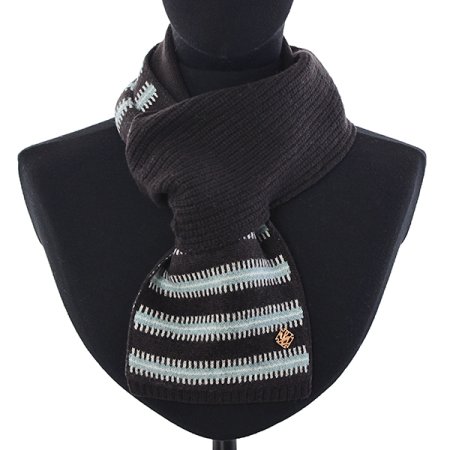 캐100 가로스트라이프 양면쁘띠머플러