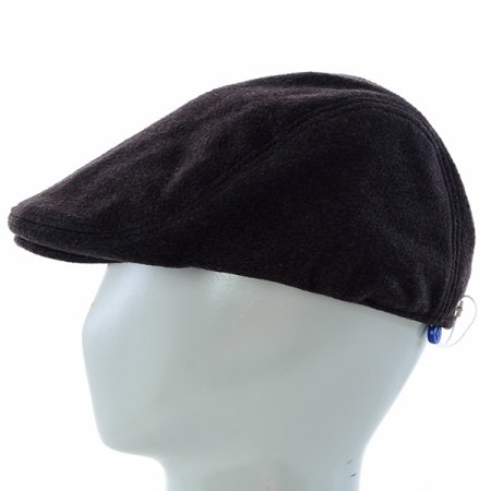 캐시미어100% 브라운 솔리드 헌팅캡