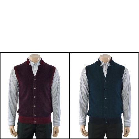 캐시 혼방 투톤 조직 하이넥 베스트