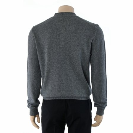 캐시혼방 변형 헨리넥 긴소매 니트