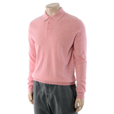 캐시미어100 솔리드 긴소매 카라티 