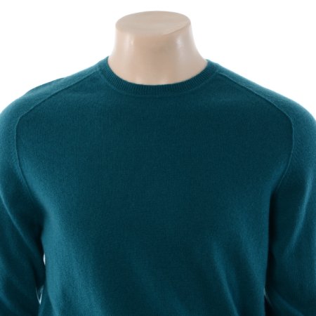 캐시미어100솔리드 라운드 니트긴소매