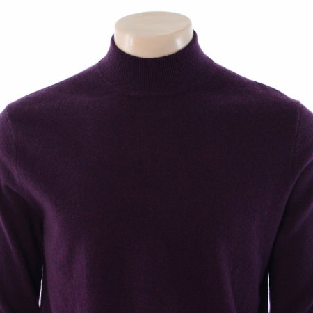 캐시미어100 반폴라 니트 긴소매