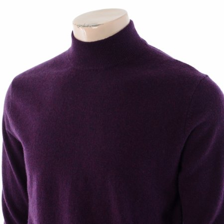 캐시미어100 반폴라 니트 긴소매