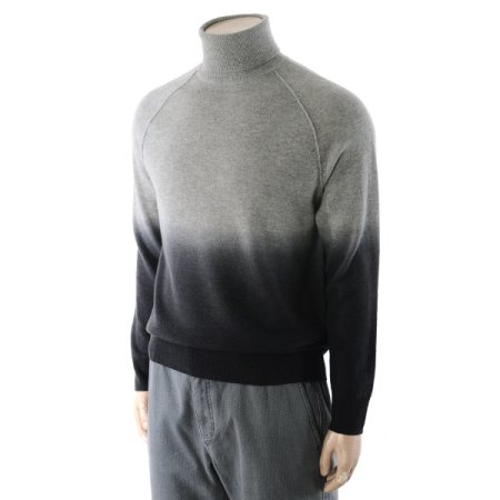 모100 가먼트다잉 터틀넥 니트긴소매