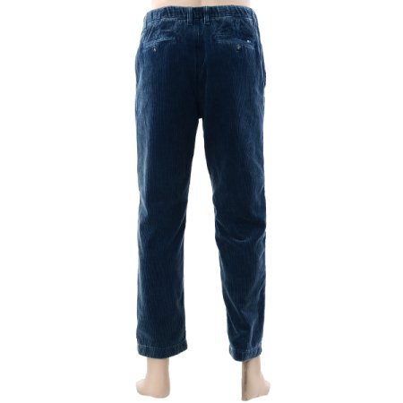 인디고 코듀로이 밴딩 팬츠