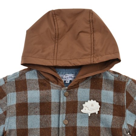 TCBB쿠카체크패딩점퍼