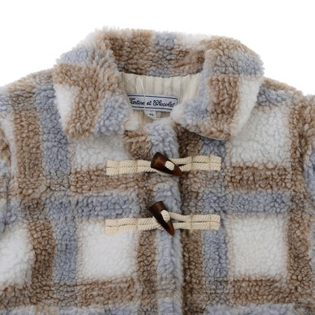 TCBR드봉체크퍼자켓