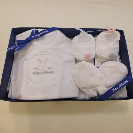 출산선물 토미에어배냇저고리덧신손싸개