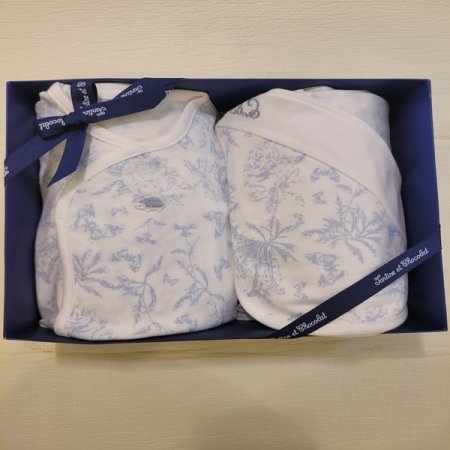 출산선물트왈드배냇저고리속싸개B2종