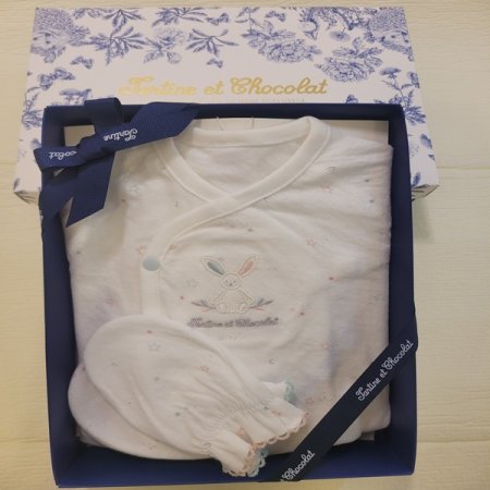 신생아선물토미에어배냇손싸개2종