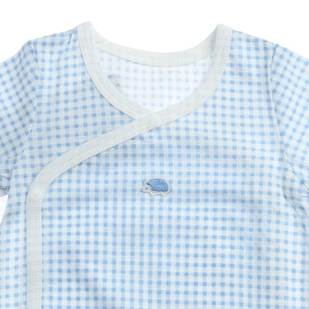 출산신생아선물엘체크배냇슈트 B