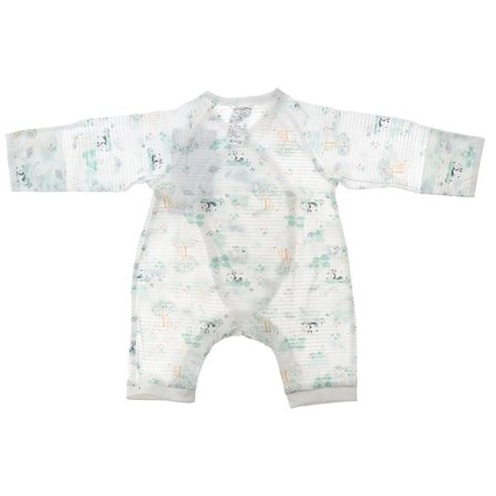 출산 신생아선물팬더배냇가운