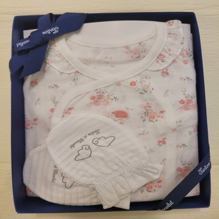 출산신생아선물안나배냇손싸개2종