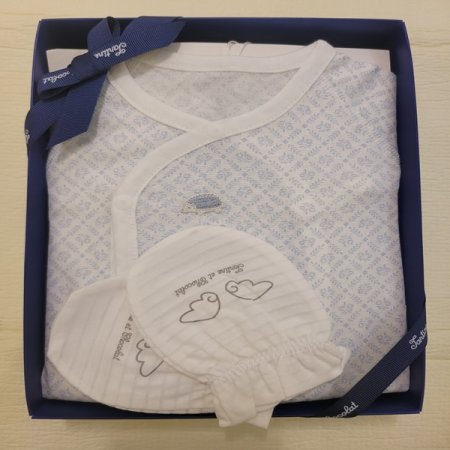 출산신생아선물블핑배냇손싸개2종