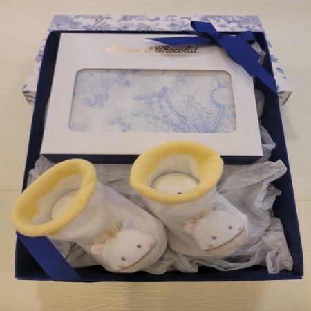 신생아선물홀스단말트왈르손수건2종