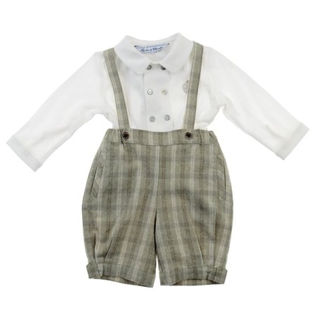 외출복선물무엘르체크멜빵상하