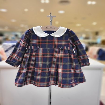 외출복펄체크원피스