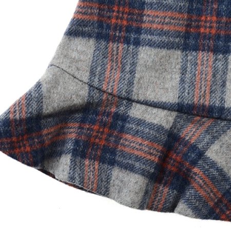 외출복펄체크원피스SET