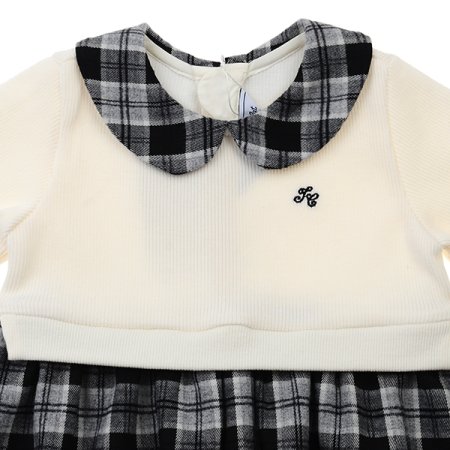 외출복선물)루네체크원피스