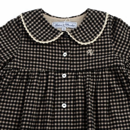 외출복선물)루미에체크원피스