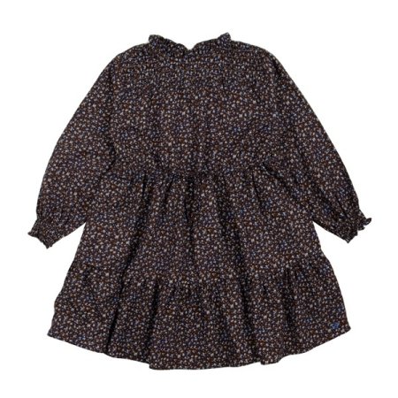 여아 플라워 프린트 카라 셋업 롱 원