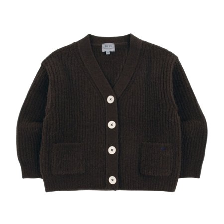 아동 브라운 하찌 가디건