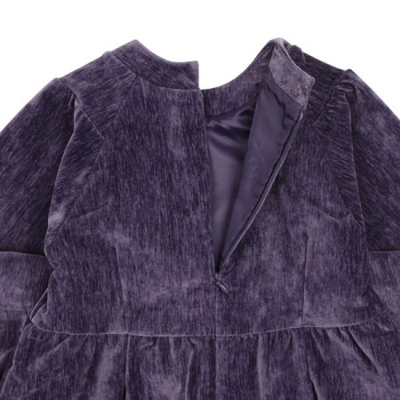 바이올렛 벨벳 원피스