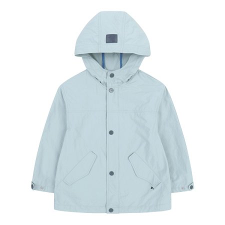 민트 후드 점퍼코트