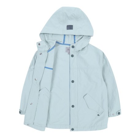 민트 후드 점퍼코트