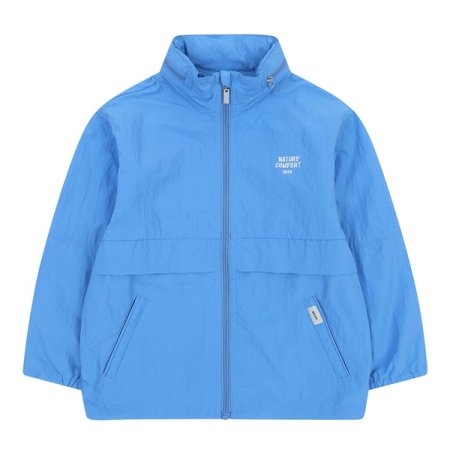 블루 화섬 윈드브레이커 점퍼