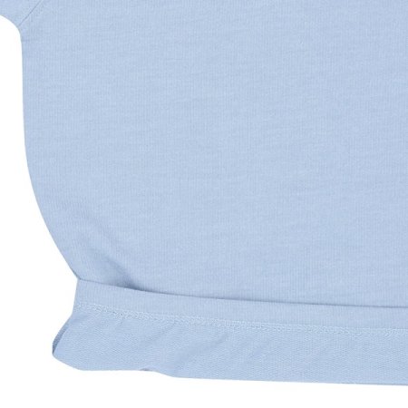 스카이블루 라운드 긴팔 티셔츠