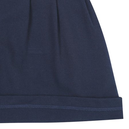 네이비 져지 주름 반바지