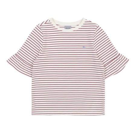 레드 스트라이프 티셔츠