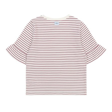 레드 스트라이프 티셔츠