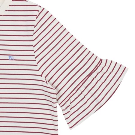 레드 스트라이프 티셔츠
