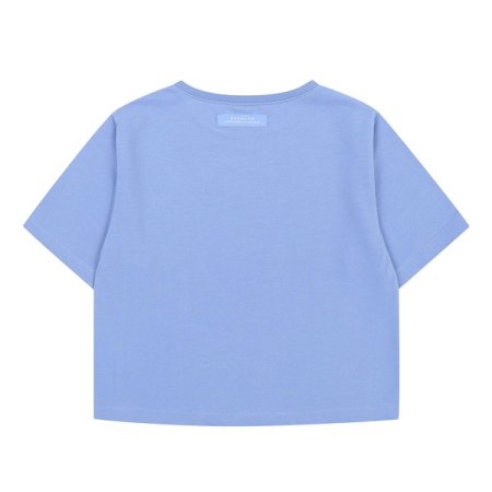 바이올렛 프린트 6부 티셔츠