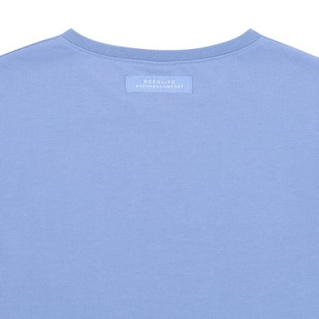 바이올렛 프린트 6부 티셔츠