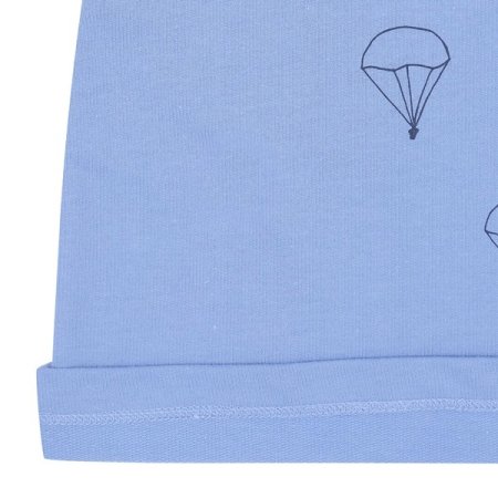 바이올렛 프린트 6부 티셔츠