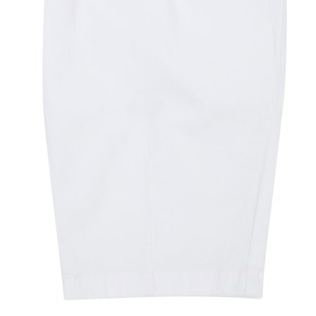 화이트 배럴핏 8부 바지