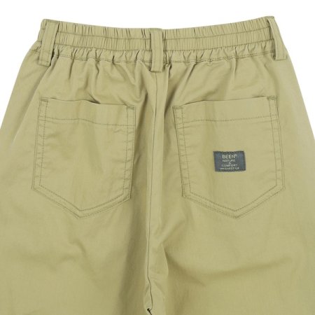 그린 7부 면 스판 팬츠