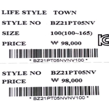 네이비 7부 면스판 팬츠