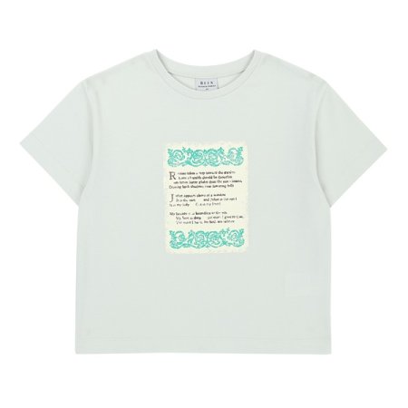 민트 라운드 티셔츠